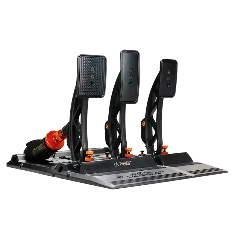 Asetek SimSports La Prima Brake and Gas Pedal + Clutch - Sim Pedals