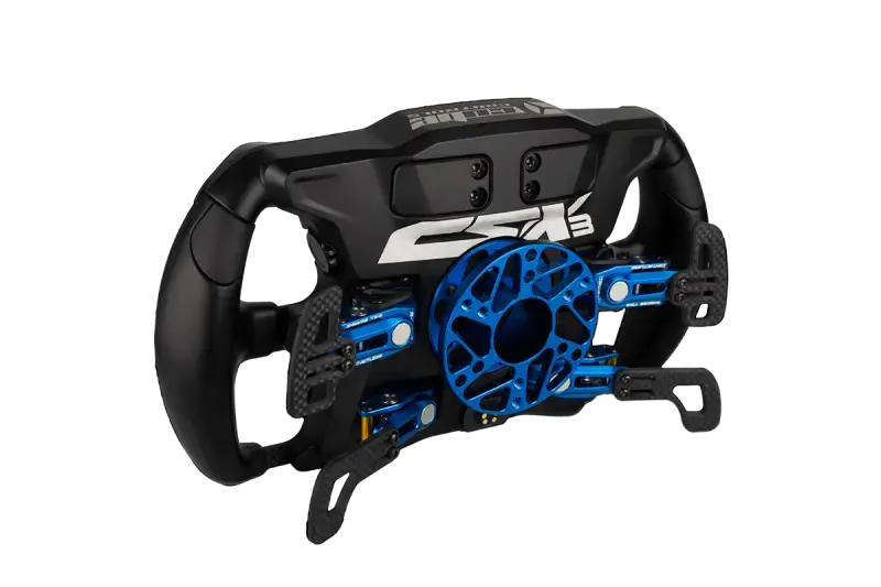 CUBE CONTROLS CSX3 Wheel ADD-ON - Blue version backside view