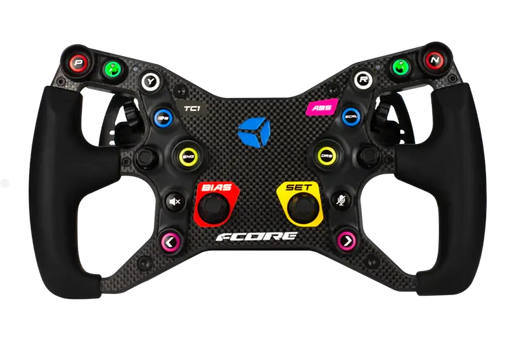 CUBE CONTROLS F-CORE FORMULA SIM RACING STEERING WHEEL - With-out HUB / PADDLES 2 + (Aluminium) - Steering Wheel