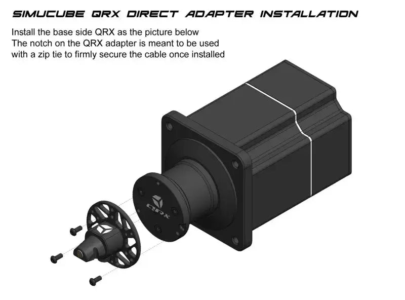 Cube Controls - QRX Simucube Adapter - QR Adapter