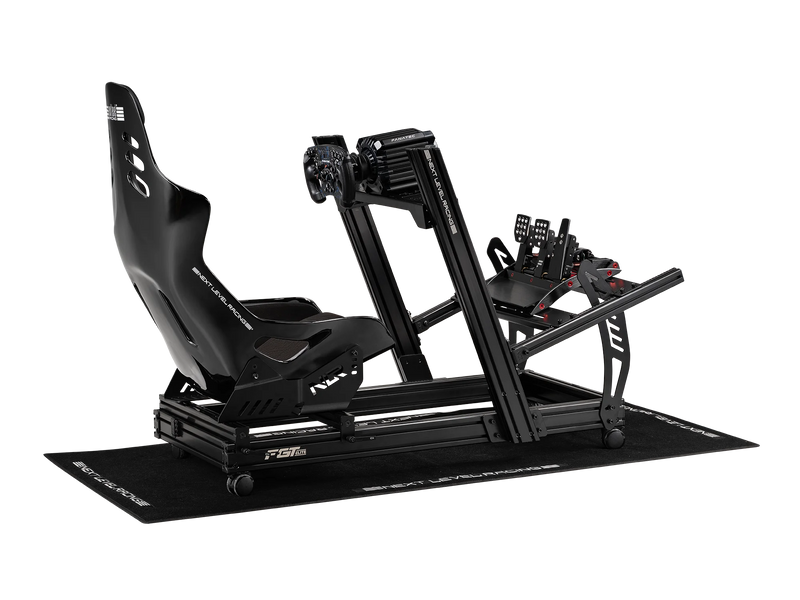 Next Level Racing ES3 Elite Fiberglass Sim Racing Seat simulator setup view