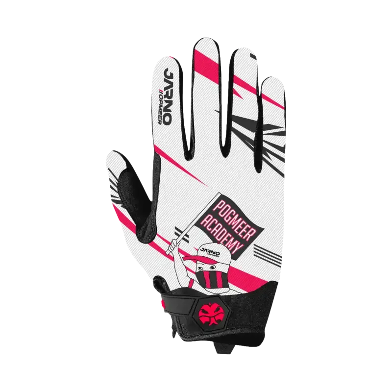 Jarno Opmeer Sim Racing Gloves INDICATOR White Sim Racing Gloves