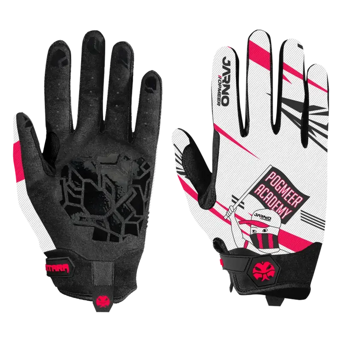 Jarno Opmeer Sim Racing Gloves INDICATOR White Sim Racing Gloves