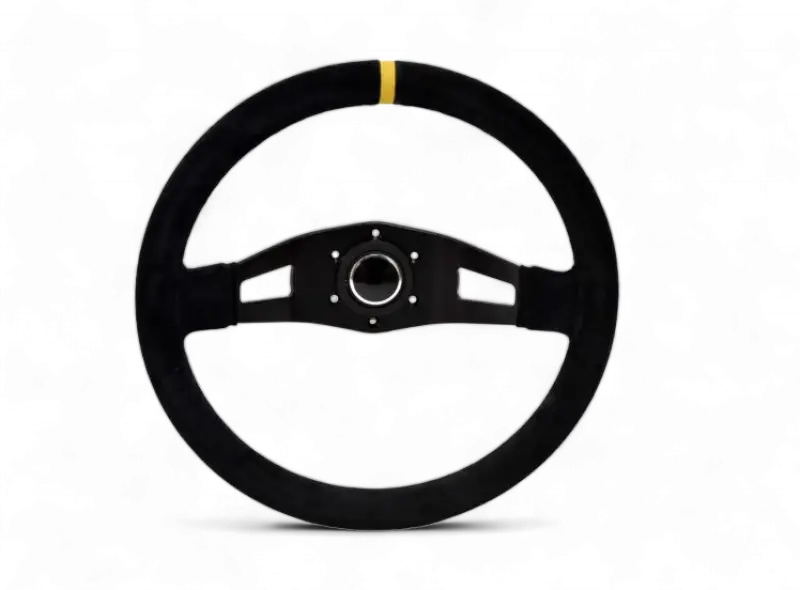 Ltec - 2 SPOKE 350MM SUEDE 90MM DEEP - Steering wheel - Steering Wheel