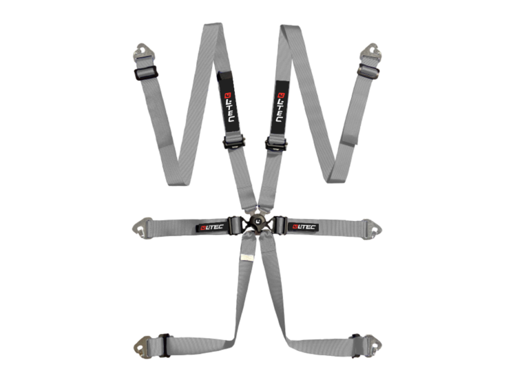 LTEC Endurance Aluminium 6-Point Racing Harness – Grey – photo 8