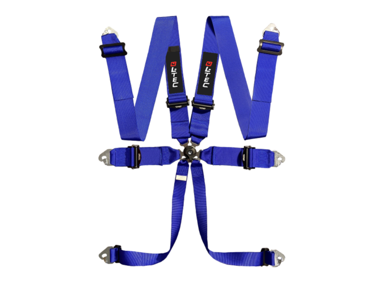 LTEC Magnum Ultralite 6-Point Racing Harness – Blue – photo 8