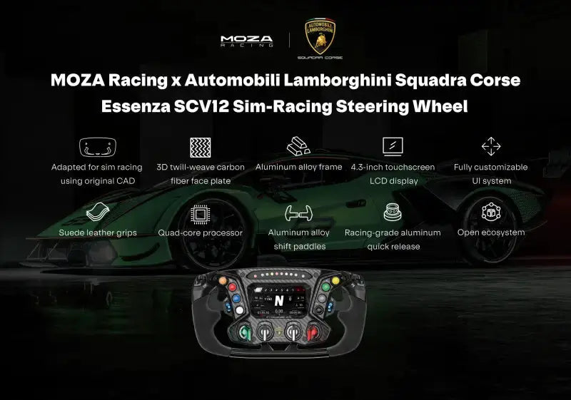 Moza Racing Automobili Lamborghini Squadra Corse — Sim Race