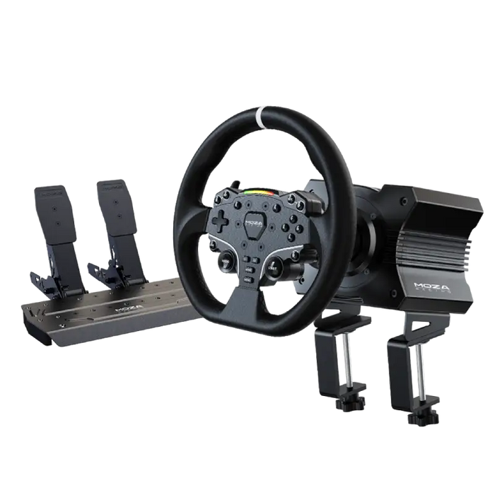 Moza Racing R5 Direct Drive Simulator Bundle - Wheel base + Wheel + Pedal Bundle