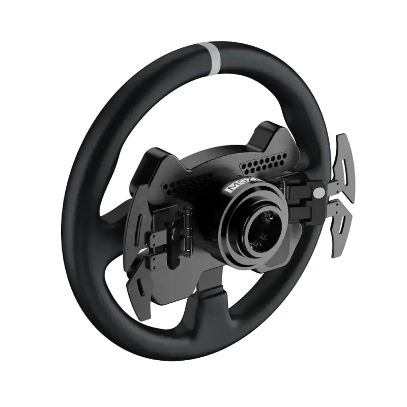 Moza Racing R9 Direct Drive Wheel Base – V2 + CS V2P Steering Wheel – Bundle - Wheel base + wheel