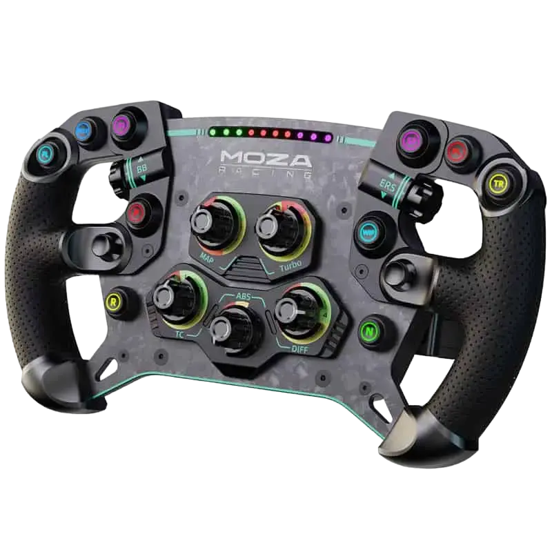 Moza Racing R9 Direct Drive Wheel Base – V2 + GS V2P GT Steering Wheel – Bundle - Wheel base + wheel