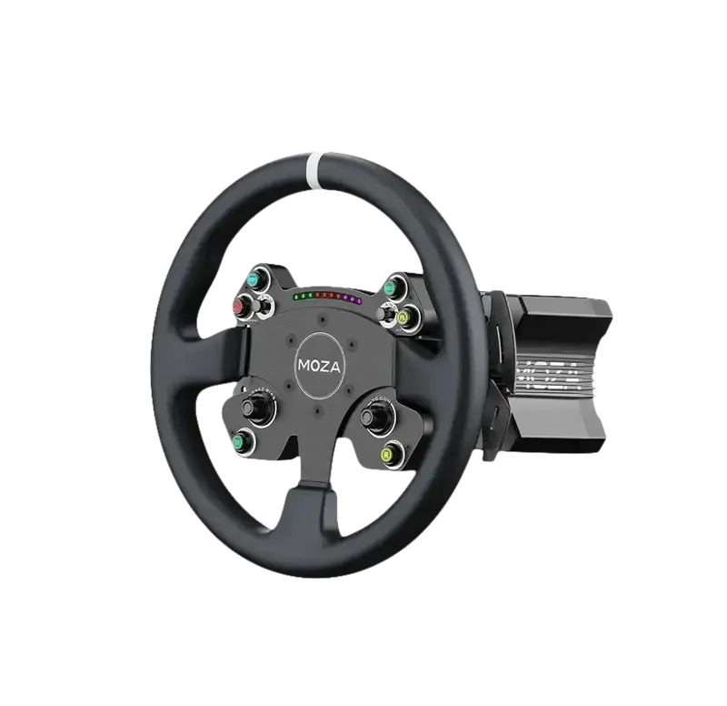 Moza Racing R9 Direct Drive Wheel Base – V3 + CS V2P Steering Wheel ...