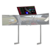 Next Level Racing - Elite Free Standing Quad Monitor - Black Edition - Add-On - mounted on tripple stand