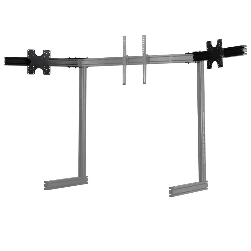Next Level Racing - Elite Free Standing Triple Add-On - Black Edition - side view