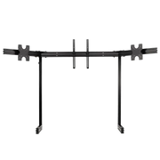 NEXT LEVEL RACING ELITE FREE STANDING TRIPLE MONITOR STAND - BLACK EDITION - Front