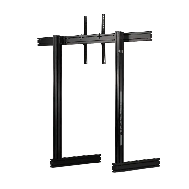 NEXT LEVEL RACING ELITE FREESTANDING SINGLE MONITOR STAND - BLACK - Back