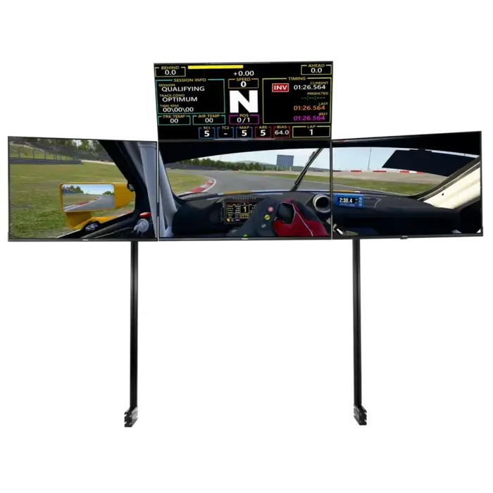 Next Level Racing Elite Quad Monitor Stand - Black Edition - Monitor Stand