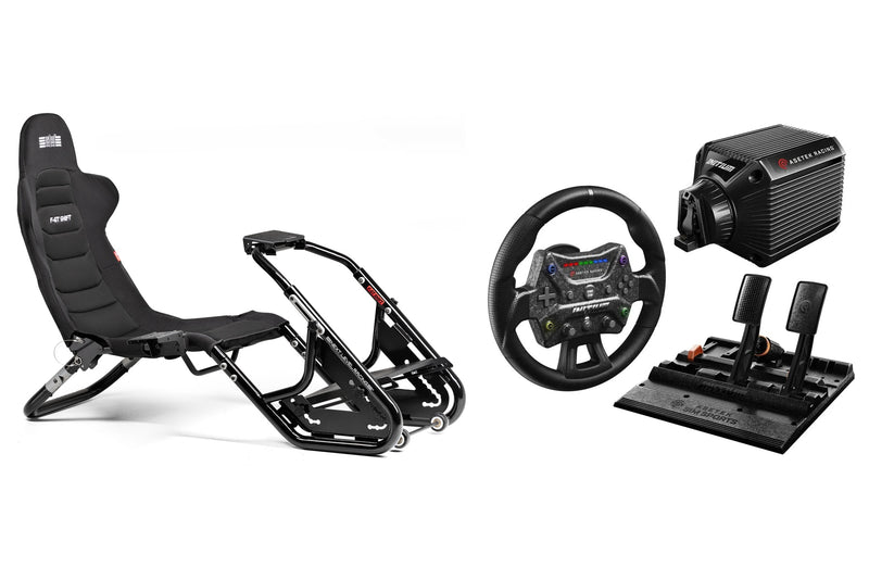 Next Level Racing F-GT Shift + Asetek Initium 5.5 Nm Racing Bundle