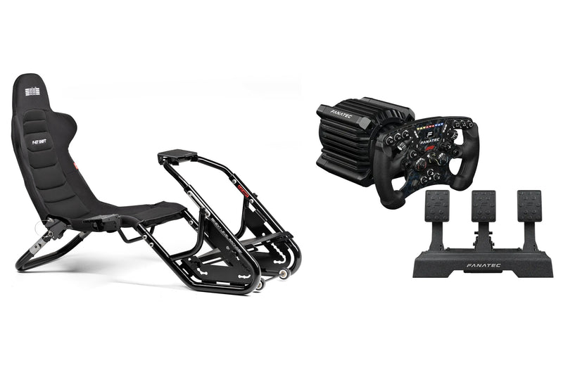 Next Level Racing F-GT Shift + Fanatec ClubSport F1 + CSL Elite V2 Racing Bundle