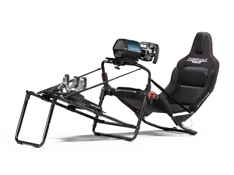 Next Level Racing - Formula Lite Pro Cockpit - Thrustmaster T818 - front view