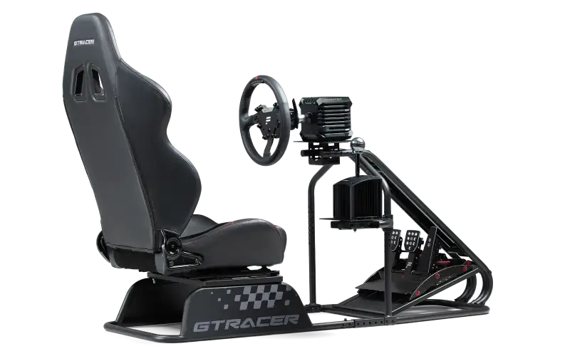 Next Level Racing - GTRacer Cockpit - back side - Fanatec CSL DD