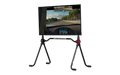 Next Level Racing - Lite Free Standing Monitor Stand - side + tv