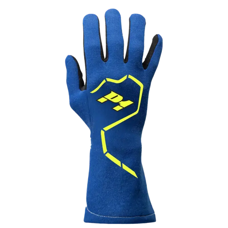 P1 - FAST GLOVES - Blue / 7 - Karting Gloves
