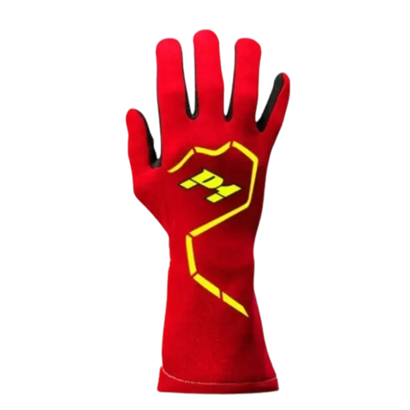 P1 - FAST GLOVES - Red / 7 - Karting Gloves