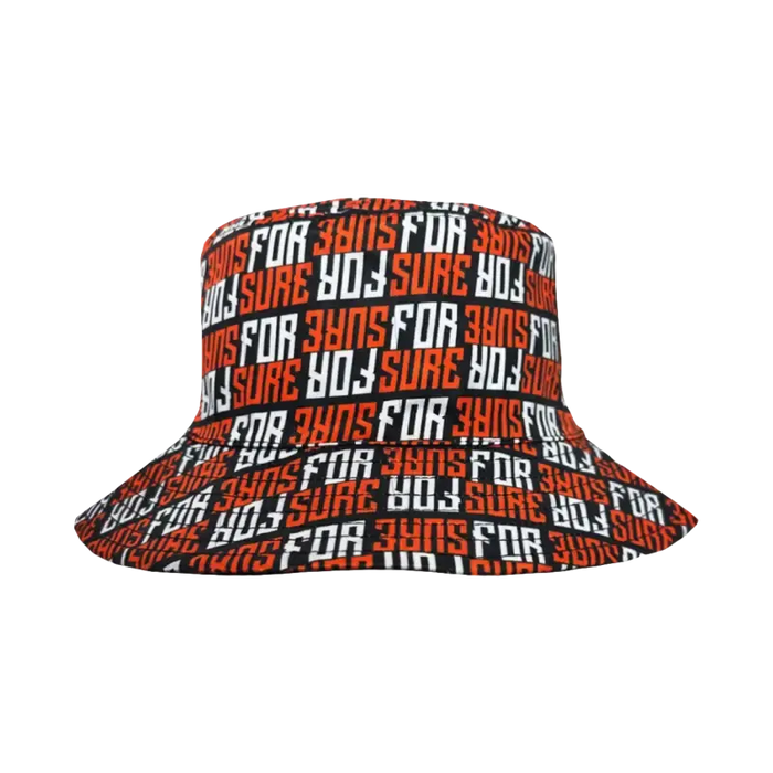 Reversible Bucket Hat FOR SURE PULSE Bucket Hat