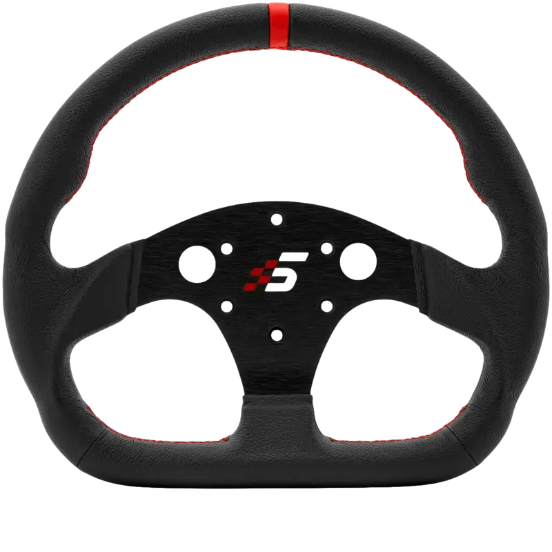 Simagic P-325D steering wheel rim (K) 325mm - leather - Steering Wheel