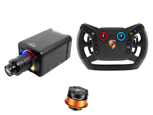 Simagic Alpha EVO Sport 9 Nm + VPG Steering Wheel + QR-A Bundle — VPG Sim Porsche Cup 992.2 Sim Wheel