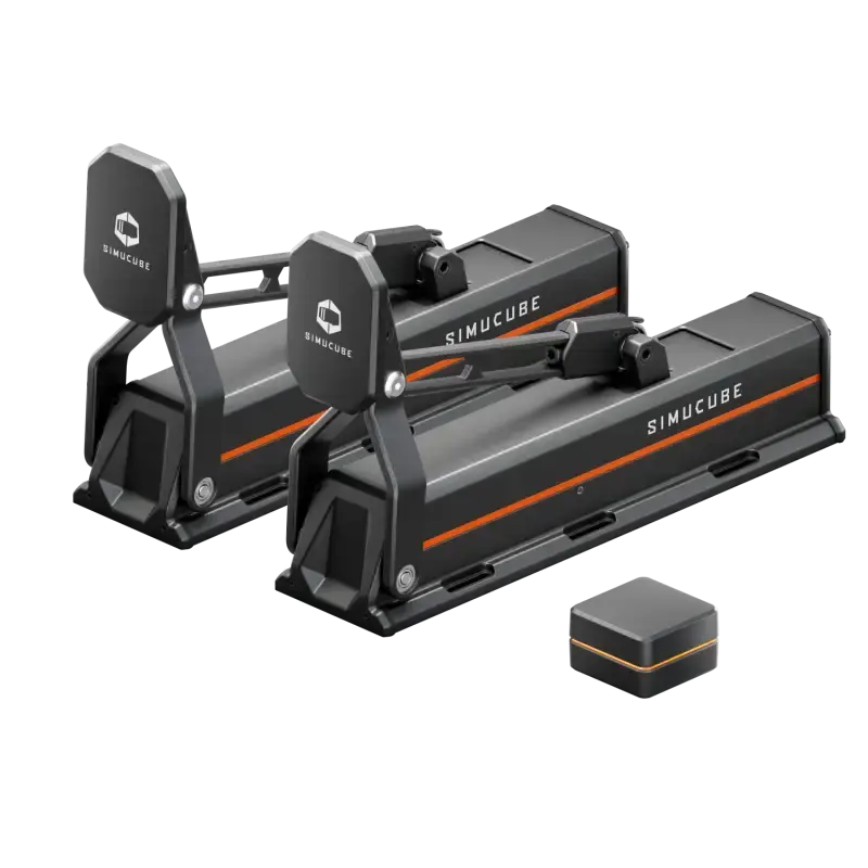 Simucube ActivePedal - PRO EU / USA version - ActivePedal Pro Set of 2 + Link Hub + Ethernet Switch - Active Pedal