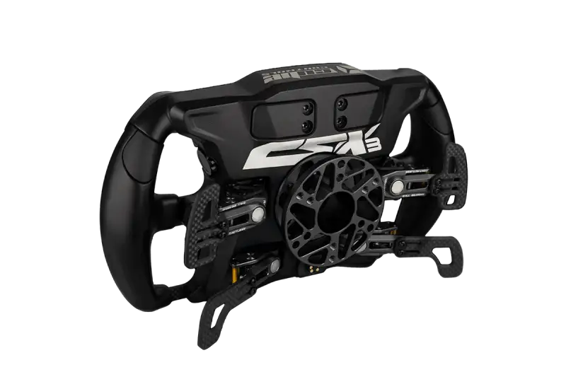 CUBE CONTROLS CSX3 Wheel ADD-ON - Black Clutch and shifter view