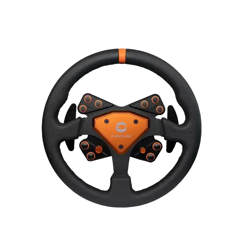 Simucube Tahko Round-23 Wheel Orange and Black Edition - Orange Edition - Steering Wheel