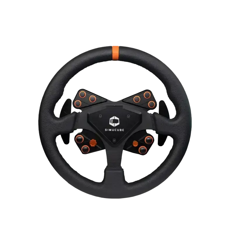 Simucube Tahko Round-23 Wheel Orange and Black Edition - Black Edition - Steering Wheel