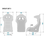 Sparco Circuit I/II QRT Fiberglass - Bucket seat - Black - Bucket seat