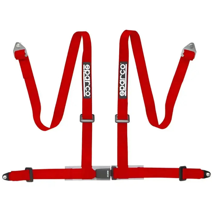 Sparco - Club H-4 Seatbelt - Red - Seatbelt