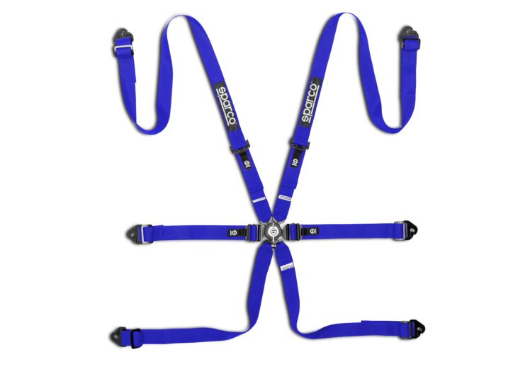Sparco Competition H-2 Steel Pull-Down 6-Point Racing Harness – product detail – photo 1