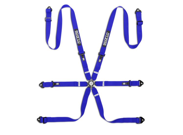 Sparco Competition H-2 Steel Pull-Up 6-Point Racing Harness – product detail – photo 1