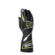 SPARCO FUTURA GLOVES - Black / Fluo Yellow / 8 - Racing Gloves