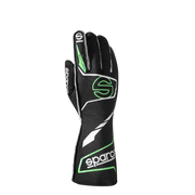 SPARCO FUTURA GLOVES - Black / Fluor Green / 8 - Racing Gloves