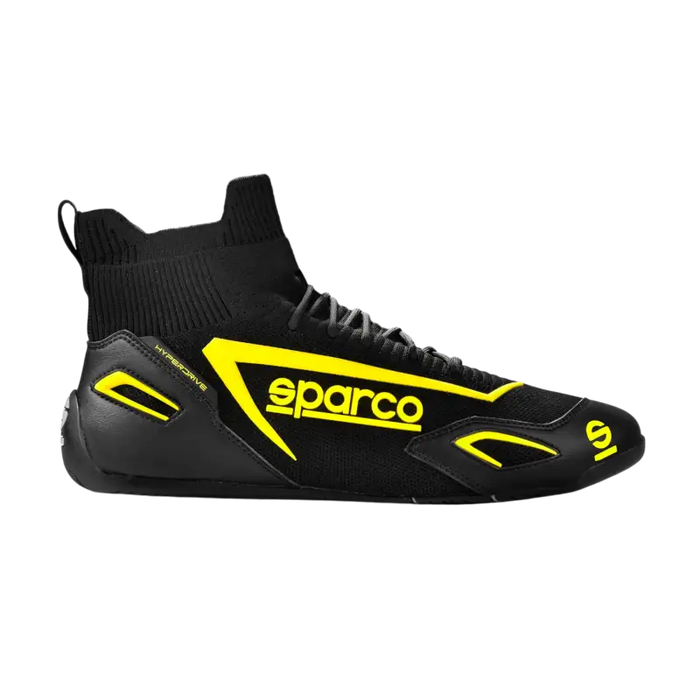 SPARCO HYPERDRIVE GAMING BOOTS - Black / Fluo Yellow / 38 - Shoes