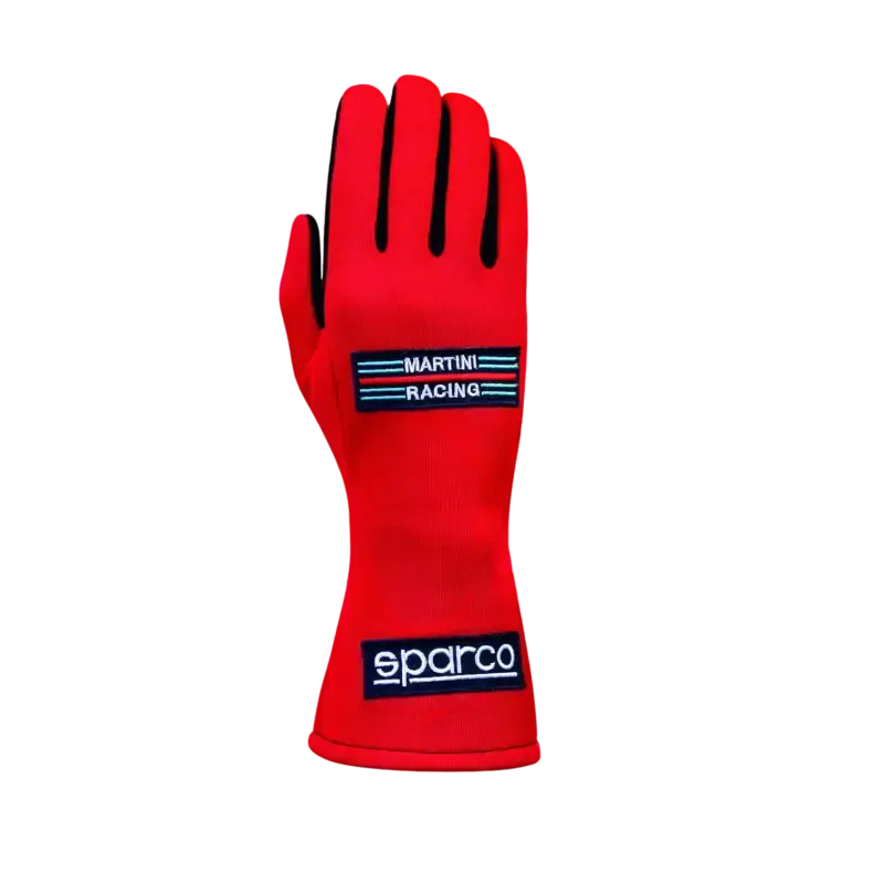 SPARCO LAND CLASSIC MARTINI GLOVES - Red / 8 - Racing Gloves