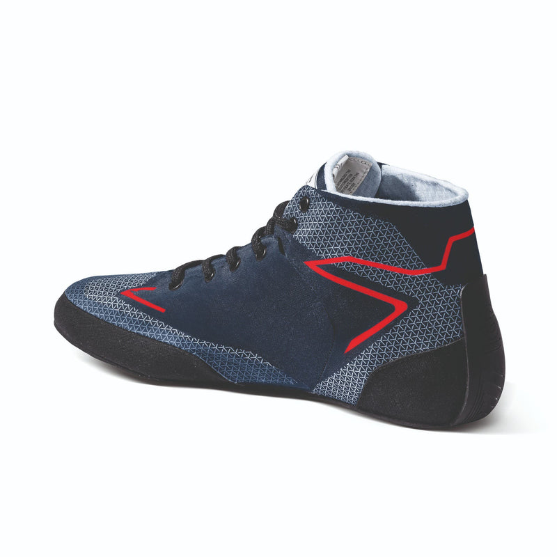 Zapatillas de automovilismo Sparco Prime Extreme – azul y rojo , vista interior
