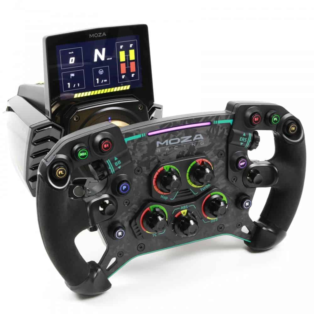 MOZA RACING DIGITAL DASH FOR R16 & R21 - simracewebshop.com